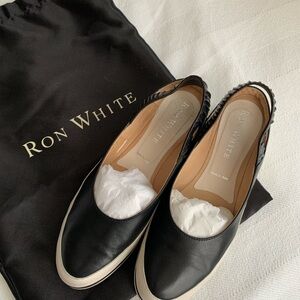 Ron White Genuine Leather Women's Slip On Shoes